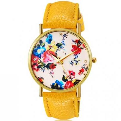 Floral Watch (yellow)