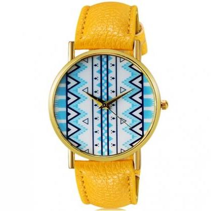 Aztec Watch (yellow)