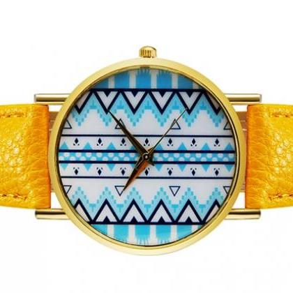 Aztec Watch (yellow)