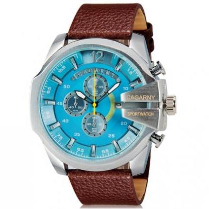 Cagarny 6839 Men Fashionable Large Dial Sport..