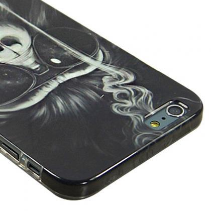 Smoking Gorilla Pattern Tpu Case For Iphone 6 Plus..