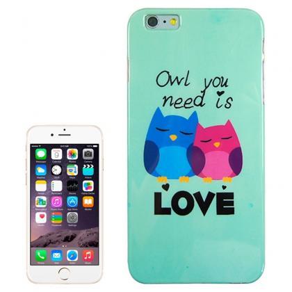 Loving Owls Pattern Tpu Case For Iphone 6 Plus..