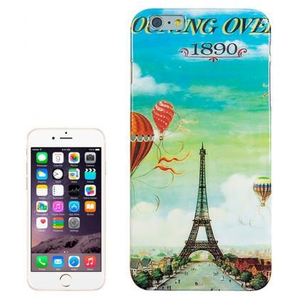 -air Balloon And Tower Pattern Tpu Case For Iphone..