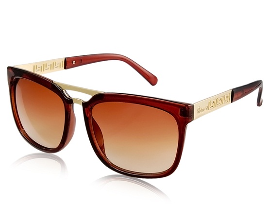 Kadishu 5207 Fashionable Unisex Uv Protection Sunglasses (brown) M.