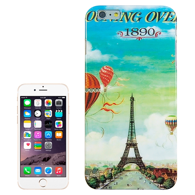 -air Balloon And Tower Pattern Tpu Case For Iphone 6 Plus & 6s Plus