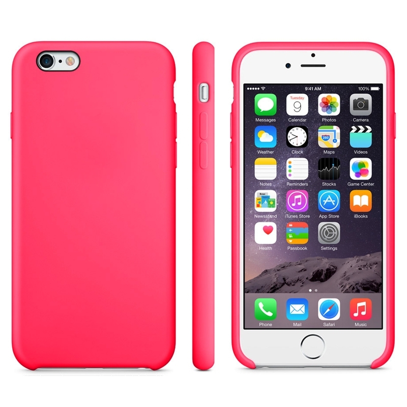 Anti-slip Frosted Tpu Case For Iphone 6 Plus & 6s Plus(magenta)
