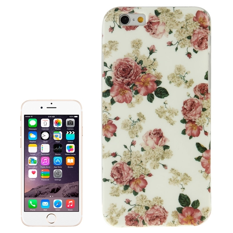 Flowers Pattern Tpu Case For Iphone 6 Plus & 6s Plus