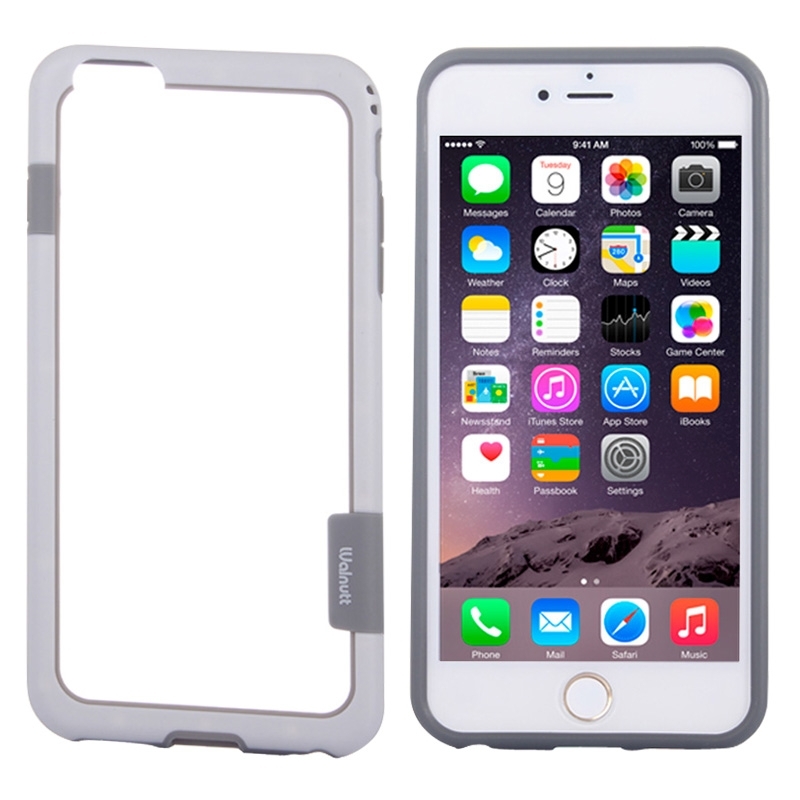 Two-tone Bumper Frame For Iphone 6 Plus & 6s Plus(white)